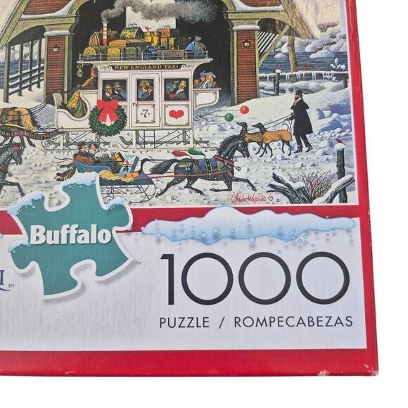 Buffalo Games Charles Wysocki Holiday Collection 'Twas the Twilight Before Chris - Picture 6 of 9